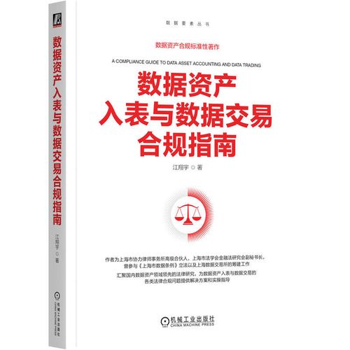 數(shù)據(jù)資產(chǎn)入表與數(shù)據(jù)交易合規(guī)指南 江翔宇 數(shù)據(jù)要素叢書 數(shù)據(jù)資產(chǎn)管理